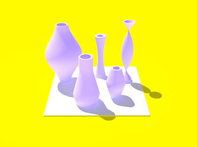 Vases 3d 3dfordesigners c4d c4dfordesigners cinema4d vase