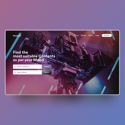 Mood based movie search Landing Page! cinema filmography landing page landingpage modern modernism movie movie landing page movie search movies search ui ui design uiux userinterface ux webdesign