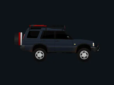 Land Rover Illustration / Animation for Website after effects animation illustration illustrator land rover