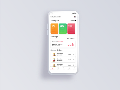 Mobile Dashboard UI dashboad dashboard app dashboard design dashboard ui mobile uiuxdesign ux