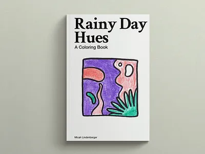 Rainy Day Hues - A coloring book coloring coloring book dogs doodles drawing illustration skulls zine