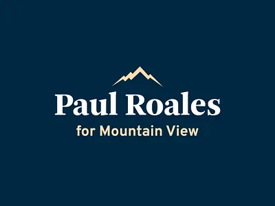 Paul Roales Campaign Logo branding campaign logo political campaign politics