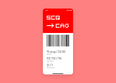 Daily ui 024 — Boarding Pass boarding pass daily ui 024 dailyui