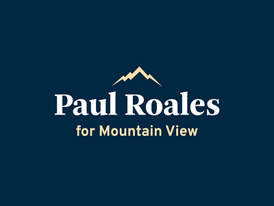 Paul Roales Campaign Logo branding campaign logo political campaign politics