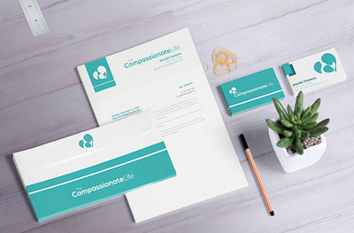 The Compassionate Life branding design logo