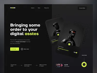 NFT Marketplace Web Design darknftweb darkwebtemplate design eneftiweb landing page design landingpage modern design modernnftweb modernwebdesign naftmarketplaceweb nft nftui nftuidesign nftweb nftwebdesign template trendydesign trendynftwebdesign ui webdesign