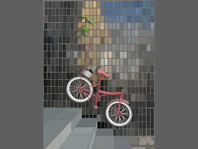 Ficus Bicycle bicycle design ficus illustration vector