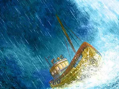 "Ultramar" color diego ridao digital editorial illustration ridao