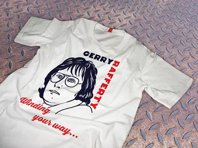 Gerry Rafferty Winding my way... adobe art branding design graphicdesign illustration logo music weeklywarmup