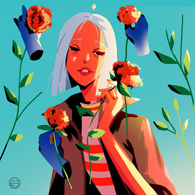 Pamanrez Drawthisinyourstyle blogillustration colors design drawing illustration photoshop