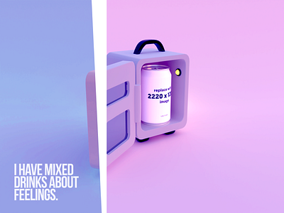 Mixed Feelings 3d branding cute design photon rebound render template template design vectary