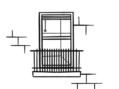 Window view apartment dribbble flat home icon illustration lockdown lounge outside scene shot street stroke vector view