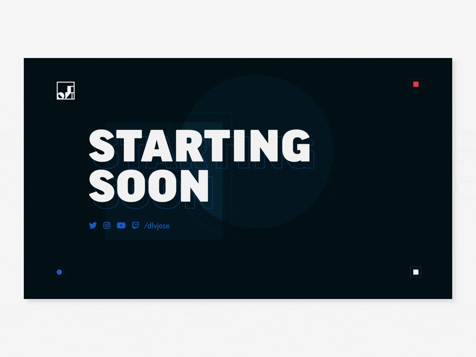 Twitch Stream Scenes animation branding design gif loop scenes twitch