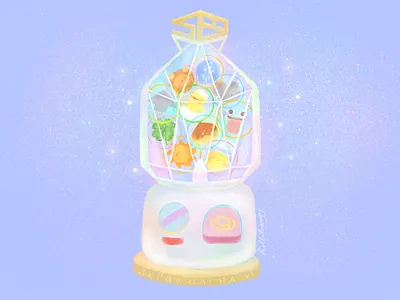 Sepgu Gacha Machine cute cute art design emoji fan art gacha gacha machine illustration kpop sf9