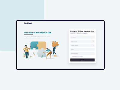 Dashboard Registration Page dashboard ui dashboard ui design design login page minimal registration page typography ui uiux design ux web webdesign website design webui