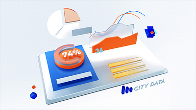 data c4d illustration ui 设计