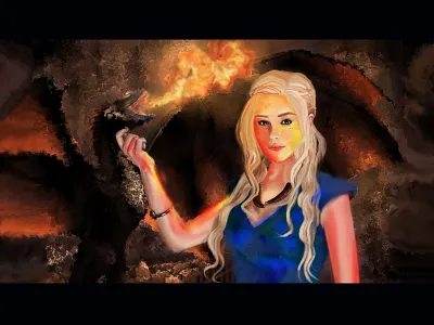 Digital painting! art artist artwork brush painting creative art digital painting digitalart emilia clarke game of throne game of thrones illustration illustration art oil painting photoshop photoshop art photoshop painting watercolor art watercolour watercolour painting