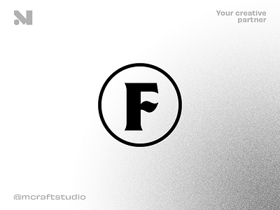F circle monogram mark