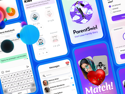 A mobile dating app for modern devices app choppy dating illustrations match mobile prosaic rewind ux