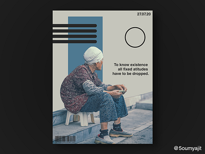 Knowing the existence - Poster Design blue design designfeed dribbble dribbble best shot graphic graphic design graphicdesign layout layoutdesign minimal minimal design minimal layout poster poster a day poster design posterdesign posters print space