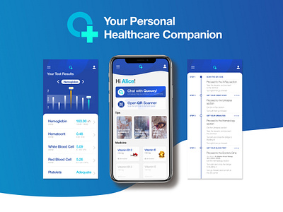 Q-Plus design medical medical app medical design medicine mobile app mobile app design mockup ui ui design ux