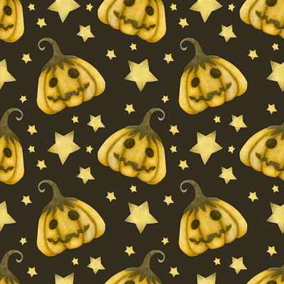 Halloween seamless pattern design. art design drawing graphicdesign halloween halloween flyer halloween party illustration pattern pattern design watercolor