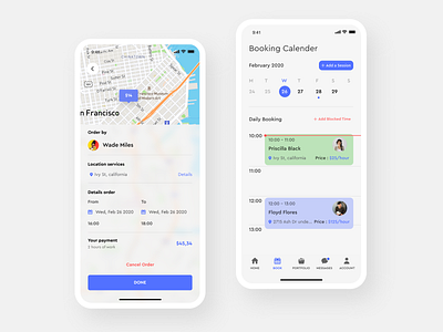 Booking and Cancel Order android apps design mobile mobileweb ui uidesign userinterface ux uxdesign