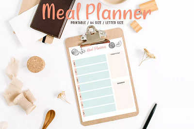 Free Colorful Meal Planner Printable happy planner insert meal planner monthly planner personal calendar planner 2020 planner essentials planner printable printable printables work agenda