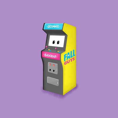 Arcade x Fall Guys arcade cute illustration design fall guys illustration