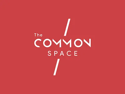 THE COMMON SPACE branding branding and identity branding design design flat illistrator logo minimal vector