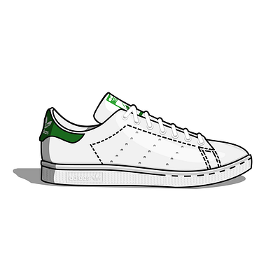 Stan Smiths branding design flat illustration minimal vector