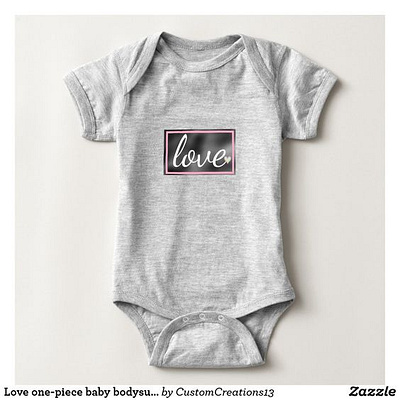 Love one-piece babies baby baby babies baby shower girl girls zazzle