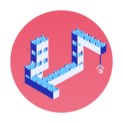 Not a self made pyramid! blue box design figma figma design figmaafrica figmadesign illustraion illustrator isometric isometric art isometric illustration orange practice web weekly