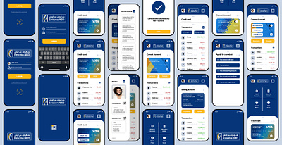 Emirates NBD redesign bank app product design redesign typography ui ux