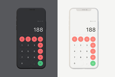 Daily UI - Calculator - redesign app dailyui design ios ui ux