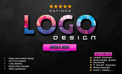 design your logo unlimited concepts and unlimited revisions design logo logo logo design modan professional unique