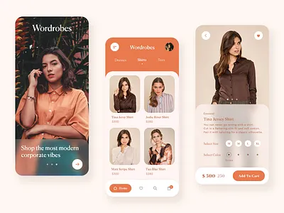 Shop App UI app ui design clean ui clothing clothing app ecommerce ecommerce app elegant design minimal ui mobile app design mobile app ui mobile ui shop app shop ui shopping app ui design ui ux design uidesign uiux
