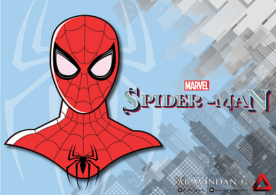 Spiderman adobe adobe illustrator animation artist creative design illustration marvel marvel studios marvelcomics marvelous designer simple space spidemanart spidemanart spiderman vector