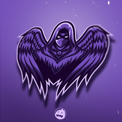 NINJA LOGO branding esport esportlogo gamer gaming gaming logo illustration illustrator logo logo design logoesport logos mascot logo ninja purple purple logo stream streamer twitch