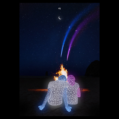 ferragosto 15th august adobe aesthetic art bonfire chill vibes chillhop art ferragosto illustrator lofi hip hop lofi vibes lowpoly lowpoly art night photoshop pop surrealisn poster design surrealism surrealist art vaporwave ａｅｓｔｈｅｔｉｃ