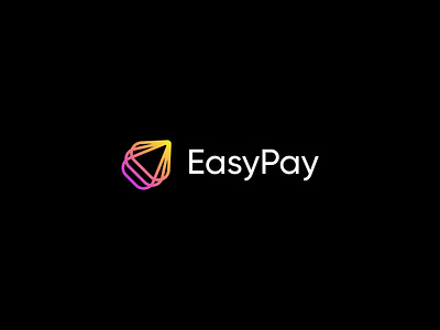 EasyPay mony transfer logo branding. bit coin branding crypto defi etharam fintech it logo logo design minimalist logo modern logo money transfer logo tech technology