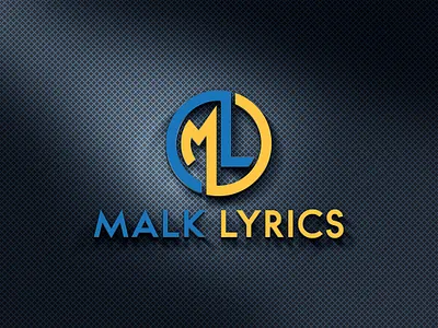 MALK LYRICS LOGO brand branding company logo design illustration illustrator logo malk lyrics malk lyrics mobile typography vector