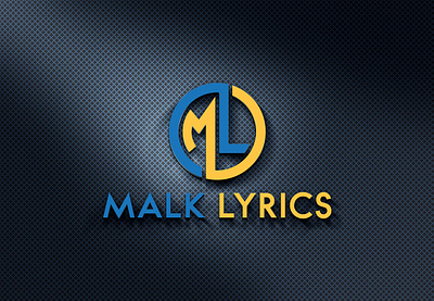 MALK LYRICS LOGO brand branding company logo design illustration illustrator logo malk lyrics malk lyrics mobile typography vector