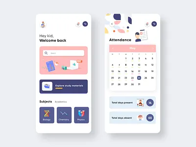 School app for students. adobe photoshop adobexd animation chennai chennai designer design india mockup school school app ui design uidesign uidesigner user experience user interface design ux ui uxuidesign uxuidesigner