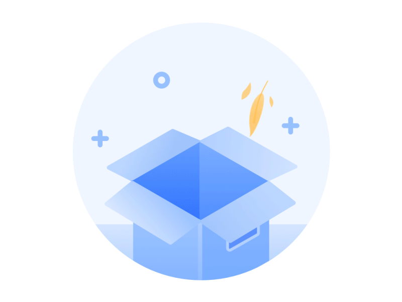 Empty state animation design icon illustration mirocat motion ui