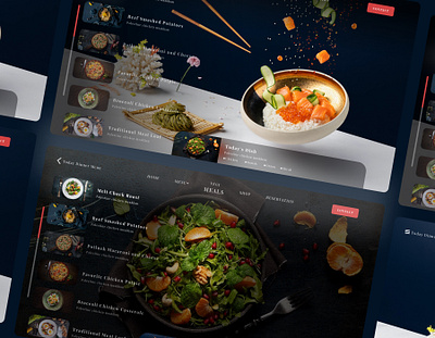 VEGI Meals app branding design food interface ios restaurant ui ui design uiux ux web