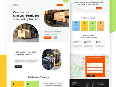 Product Landing Page Design clean design homepage landingpage logo product product landing page responsive ui ui ux website