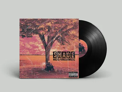 Shade - Album Artwork Vinyl album art album artwork album cover album cover design apple cover cover design design fiverr fiverr design fiverr.com fiverrgigs music music art photo edit photoshop rap smoke tree