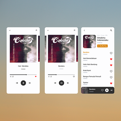 Music App mobile mobile app music music album music app music player musicapp playlist