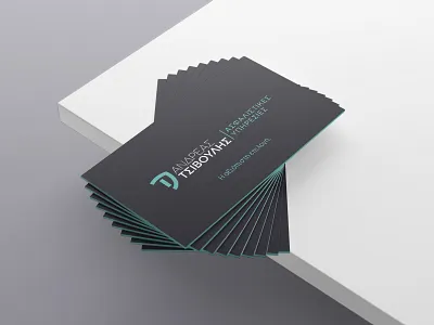 Andreas Tsivoulis Insurance Services business cards brand identity branding business cards businesscard design greece greek greek alphabet greek font insurance insurance broker insurance logo insurance services logo logotype minimal minimalism shield typography visual identity